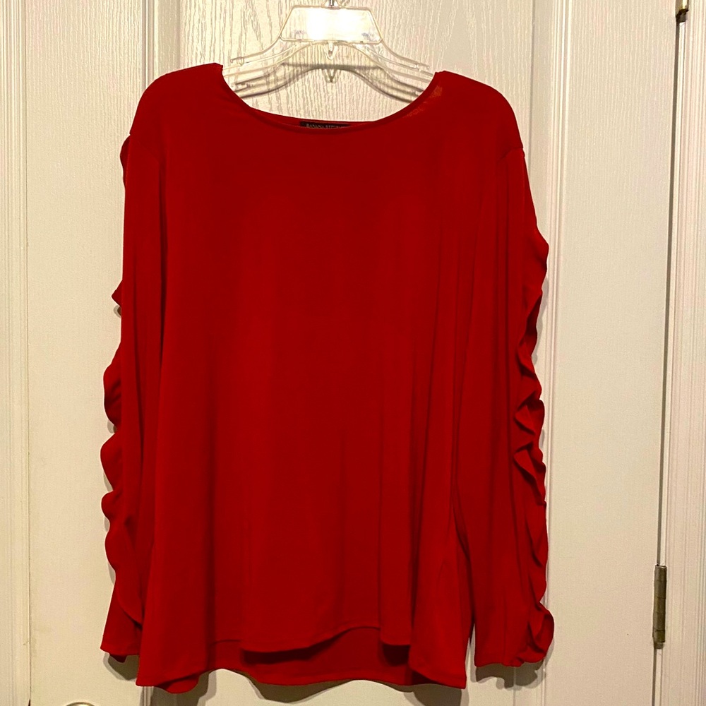 NWOT never worn red Banana Republic blouse